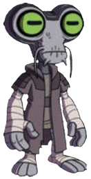 Galvan Senior, dressed appropiately for harsh environments.