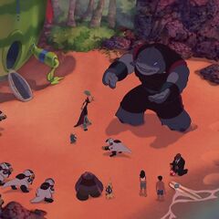 Xamoan size compared to a few other species, including humans.